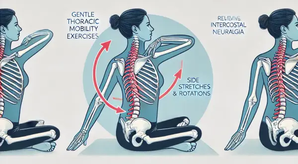 Exercices pour soulager la douleur du muscle ilio-costal et la névralgie intercostale.
