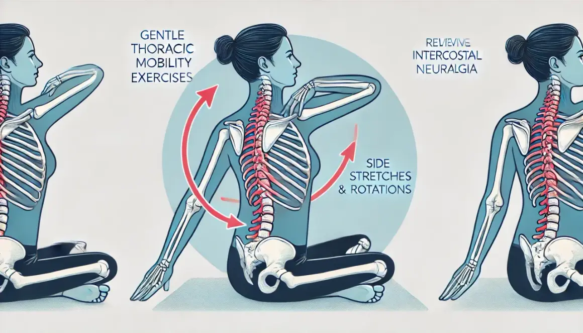 Exercices pour soulager la douleur du muscle ilio-costal et la névralgie intercostale.