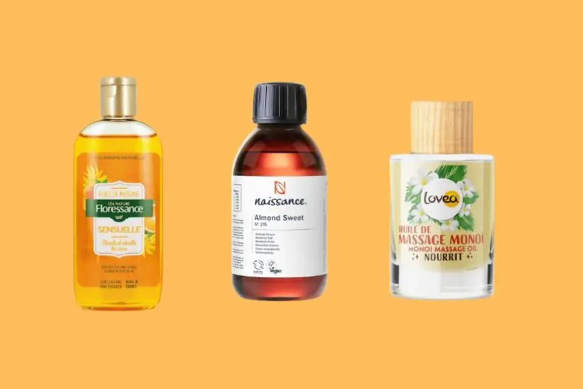 Trois huiles de massage : Floressance, Naissance (amande douce) et Lovea (monoï). Idéales pour soulager les pieds douloureux.