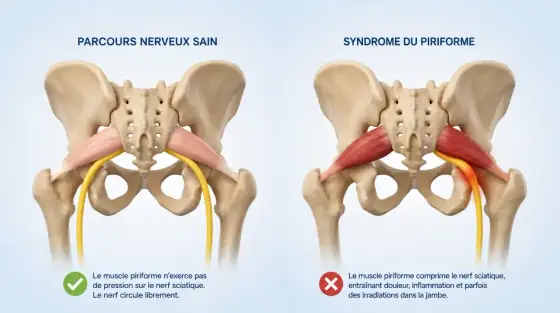 Contracture piriforme - reconnaître les signes et la soulager