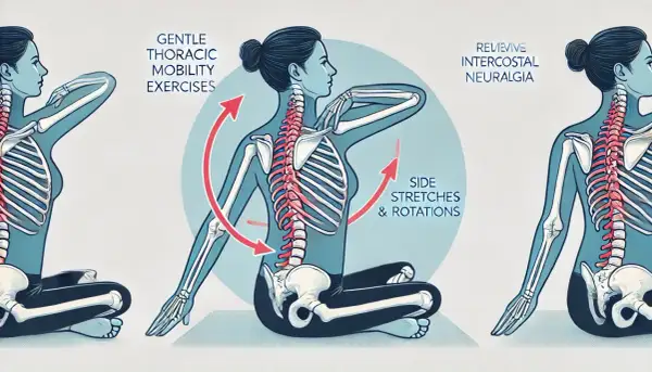 Exercices pour soulager la douleur du muscle ilio-costal et la névralgie intercostale.